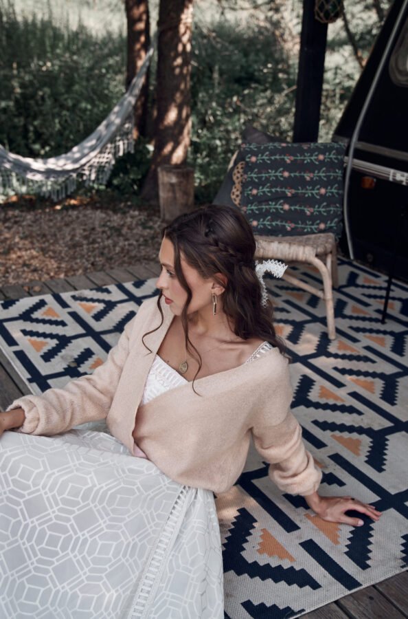 Свитер BOW SWEATER BLUSH — фото 1